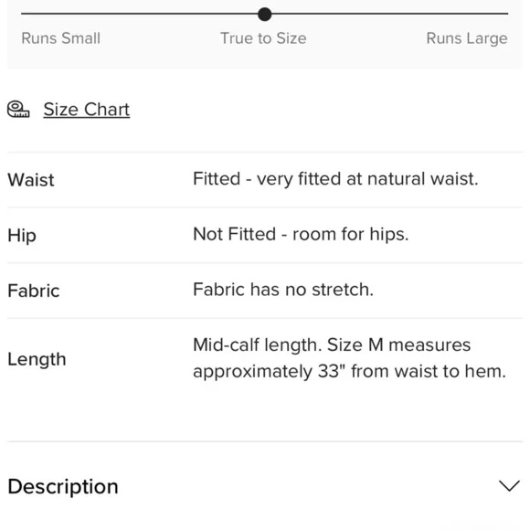 NWT Lulus midi wrap skirt in brown| size M - Picture 6 of 10